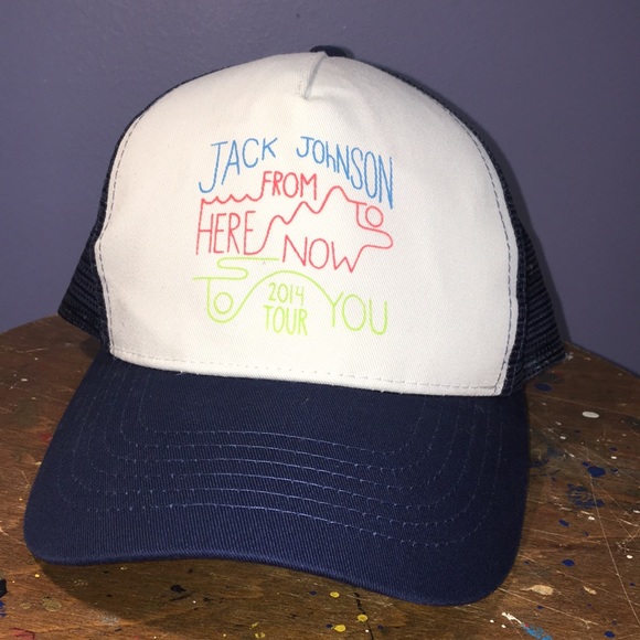 Jack Johnson Concert Tour hat 2014 From Here To Now To You SnapBack cap - Picture 2 of 11